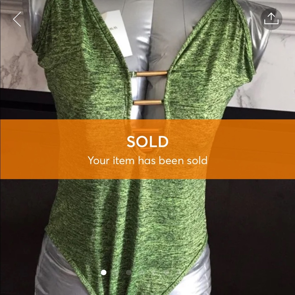 💞5/25••• Olive Green 1pc Swim Suit - Picture 1 of 8